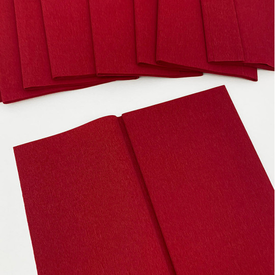 Double Sided Crepe Paper ~ Gloria Doublette from Germany ~ Wine